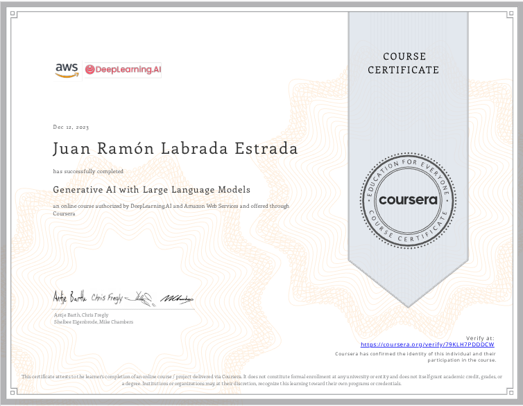 Coursera: AI & LLMs
